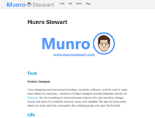 Tablet Screenshot of munrostewart.com